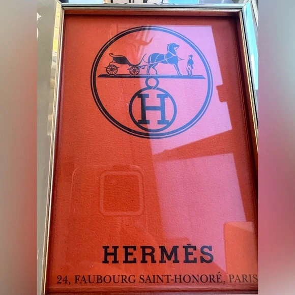 🧡Beautiful Framed Hermés Shopping Bag🧡 - Picture 3 of 10
